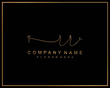 İlk imzalı RR logosu, makyaj, düğün, moda, takım, lüks logo