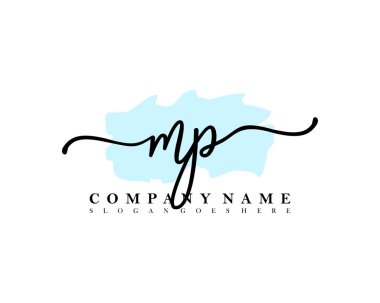 İlk imzalı milletvekili el yazısı logosu, makyaj, düğün, moda, fırça darbesi şablonu