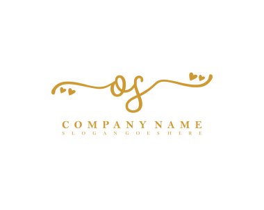 İlk işletim sistemi kadın logosu. Makyaj, düğün, moda, kalple.