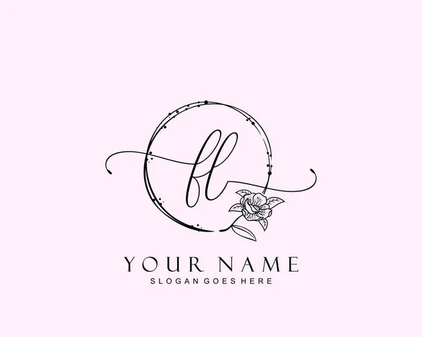 Initial Beauty Monogram Elegant Logo Design Handwriting Logo Initial  Signature Stock Vector by ©Alcotra 349668242