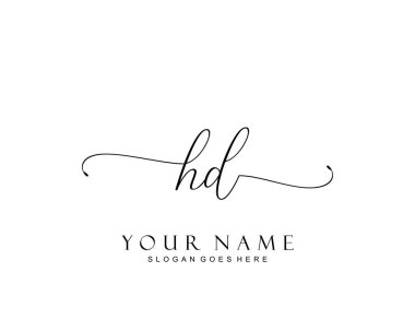 Başlangıçta HD güzellik monogramı ve zarif logo tasarımı, ilk imzadan oluşan el yazısı logosu, düğün, moda, çiçekli ve yaratıcı şablona sahip botanik.