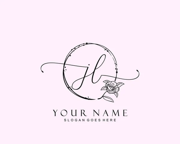 Initial Beauty Monogram Elegant Logo Design Handwriting Logo Initial  Signature Stock Vector by ©Alcotra 349668242