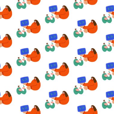 Ressamlar, bahçe, kürek, bitkiler, çiçekler. El yapımı, İskandinav tarzında minimalist. Bahar havası, bahçe, bitki yetiştirmeyi öğretmek..