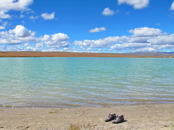 Mavi Göl, Ukok Platosu, Altai Dağı, 2017 — Stok fotoğraf
