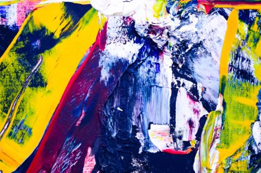 Değişik renklerin rastgele dökülmesi 