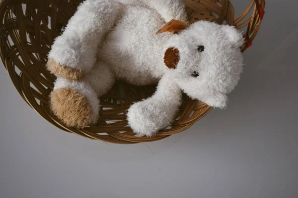 Які Білі Іграшки Вигляді Тварин — стокове фото