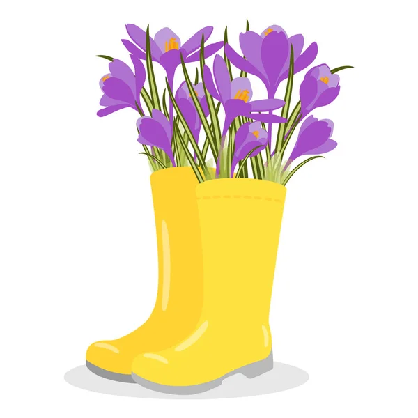 Vektor-Illustration mit Blumentopf — Stockvektor
