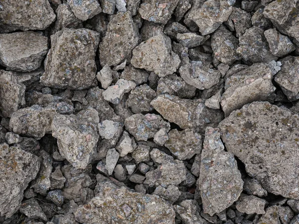 Piedras Agrietadas Fragmentos Piedras Trituradas Textura —  Fotos de Stock