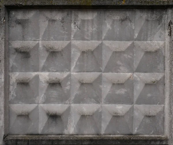 Betonmauer Ussr Betonplattenzaun Sowjetischer Betonzaun Stockbild
