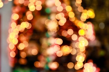 Soyut renkli bokeh ışık arkaplanı