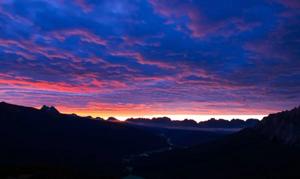 Landschap Van Dolomieten Zuid Tirol Rechtenvrije Stockfoto's