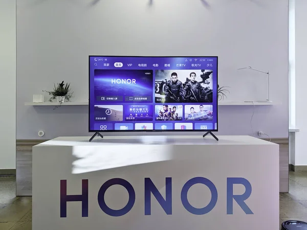 Huawei Honor Vision TV: the first TV on Honor OS. Berlin / Germany - 2019 September 6