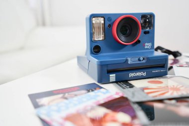 Polaroid OneStep 2 instant photo camera inspired by the hit Netflix original series Stranger Things. Ljubljana / Slovenia, 2019 September 1