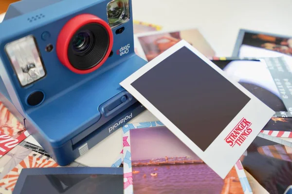 Polaroid OneStep 2 instant photo camera inspired by the hit Netflix original series Stranger Things. Ljubljana / Slovenia, 2019 September 1