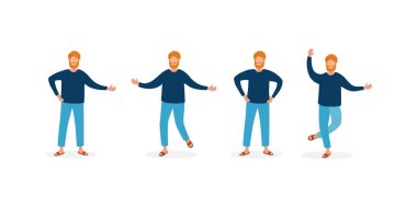 Hareketli, zıplayan insanlar.