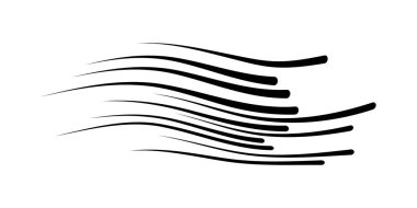 Siyah hız çizgileri