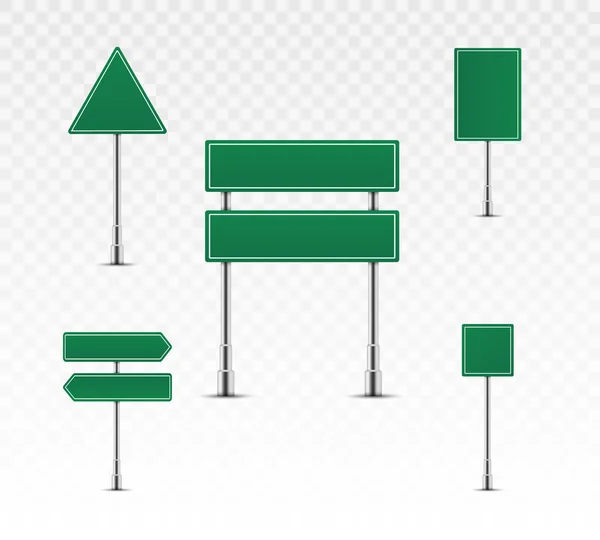 Gele straatnaamborden. — Stockvector