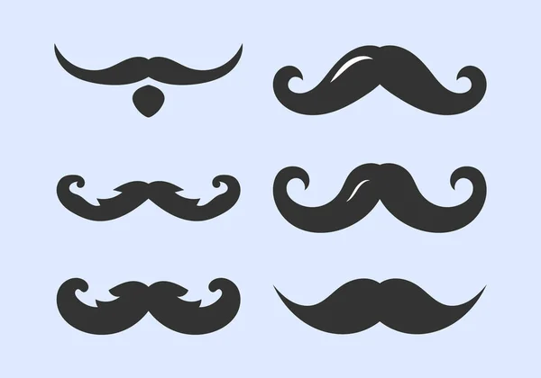 Set bigote macho . — Archivo Imágenes Vectoriales