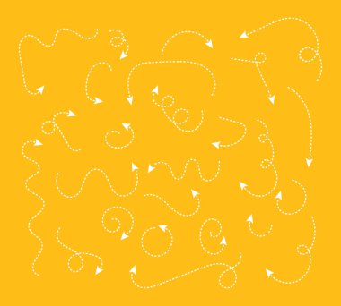 Siyah noktalı oklar. 