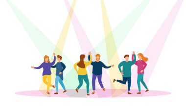 insanlar dans partisi. 