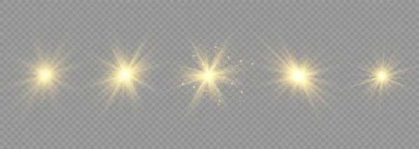 Étoiles brillantes . — Image vectorielle
