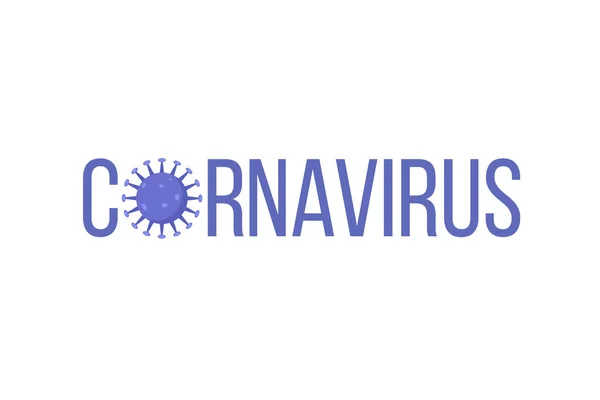 Pandemia de Coronavirus 2019-nCov . — Archivo Imágenes Vectoriales