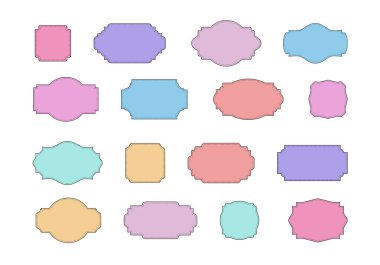 metin çerçeveleri.