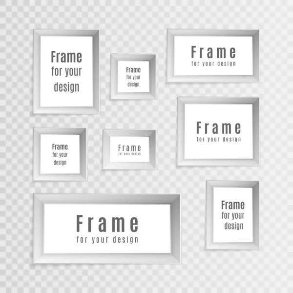 Realistic photo frames. — Stock Vector