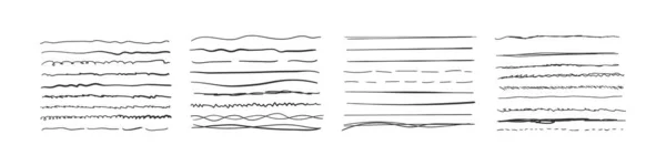 Líneas horizontales onduladas. — Archivo Imágenes Vectoriales