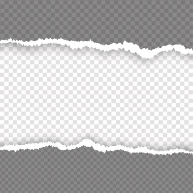 Parça yırtılmış kağıt