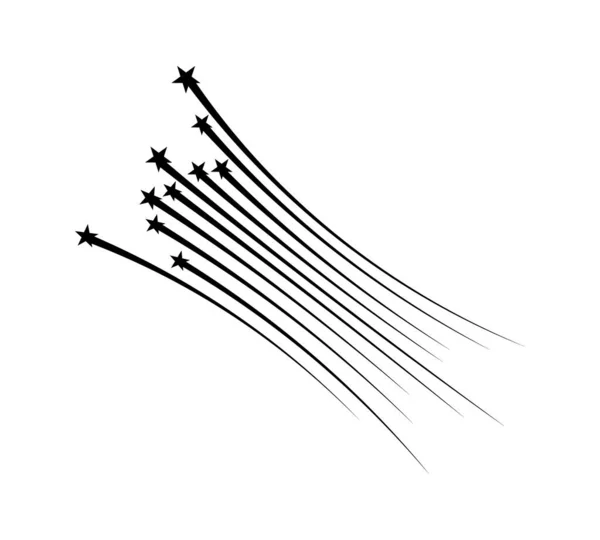 黑色速度线 — 图库矢量图片