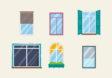 Cam plastik pencereler. 