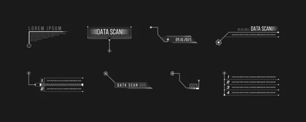 Aufruf, Kopfzeilen-Infografik. — Stockvektor