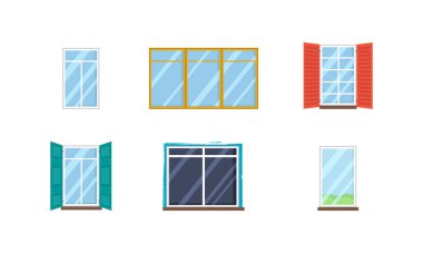 Cam plastik pencereler. 