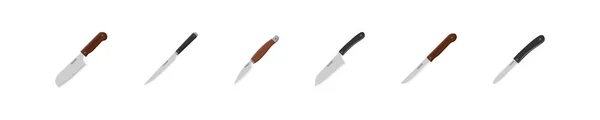 Διάφορα είδη μαχαιριών — Διανυσματικό Αρχείο