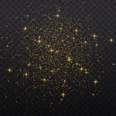 Sarı toz ışığı.