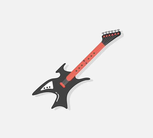 Set andere gitaar. — Stockvector