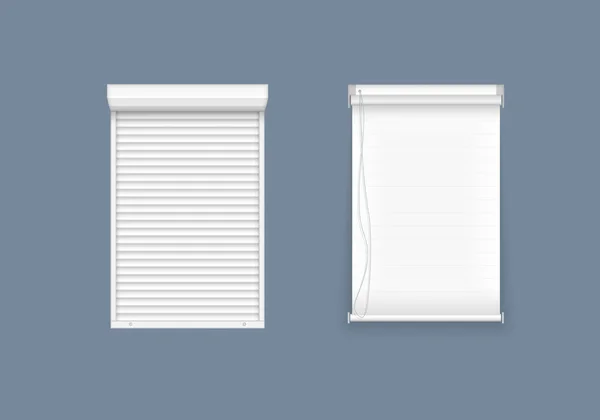 Horizontal, vertical blinds — Stock Vector
