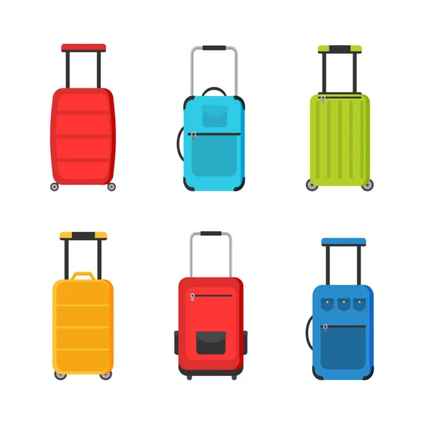 Verschiedene Arten von Gepäck. — Stockvektor