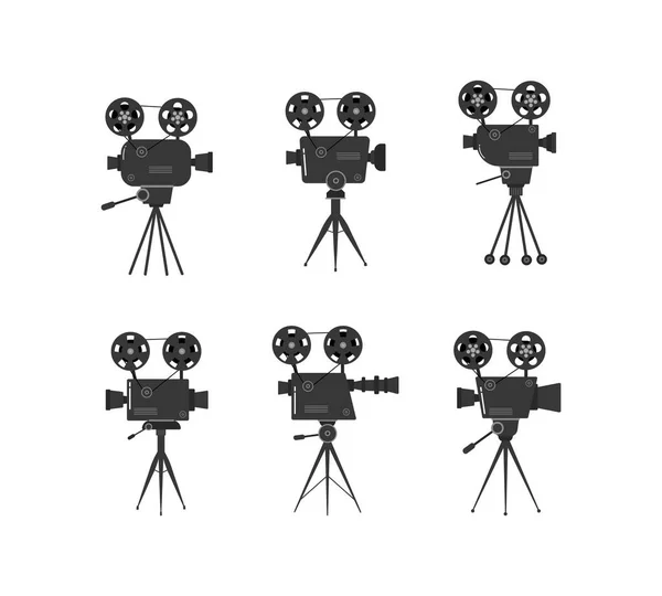 Set proiettori cinematografici — Vettoriale Stock