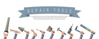 Tamir aletleri, eller.