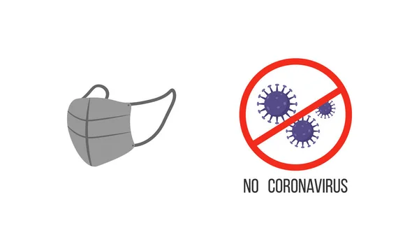 Kalahkan coronavirus NCoV. - Stok Vektor