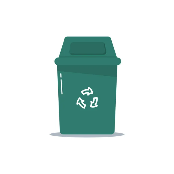 Colored trash bins. — Stock Vector