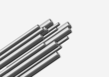 Çelik, alüminyum borular..