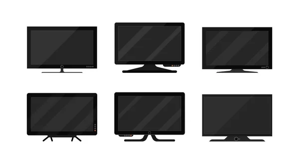 Plasma LCD tv . — Vector de stock