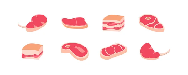 Productos de carne fresca . — Archivo Imágenes Vectoriales