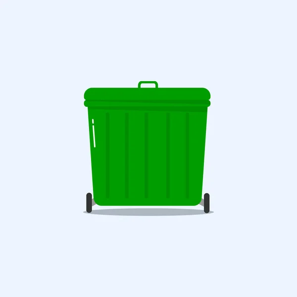 Colored trash bins. — Stock Vector