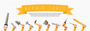 Tamir aletleri, eller.