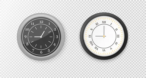 Relojes redondos modernos . — Vector de stock