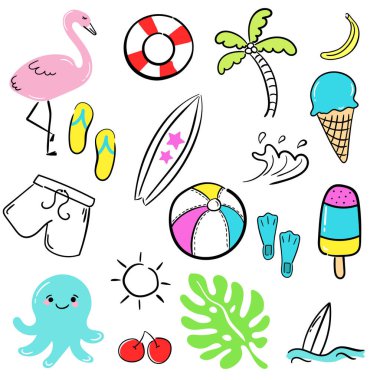 Yaz sembolleri, simgeler.